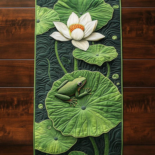 Pond Serenity CP2904020CL Quilted Table Runner