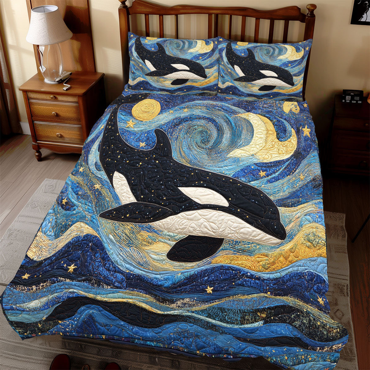 Whale Night WX2112090CL Duvet Cover Set