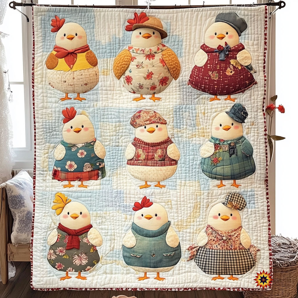 Cute Hen WY0511006CL Quilt