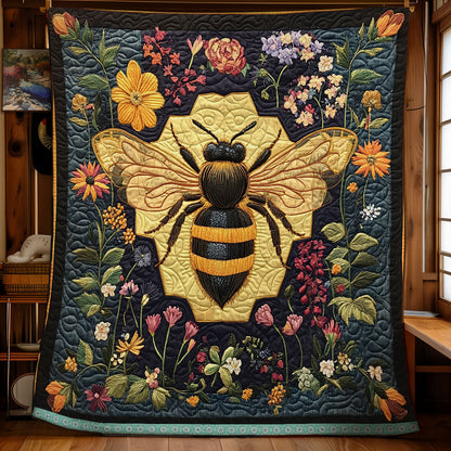Bee Flower WX2011001CL Quilt
