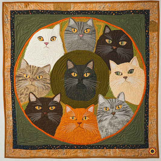Circle Of Cat WY2810031CL Quilt