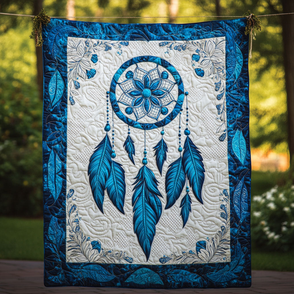 Blue Dreamcatcher WT2702128CL Quilt