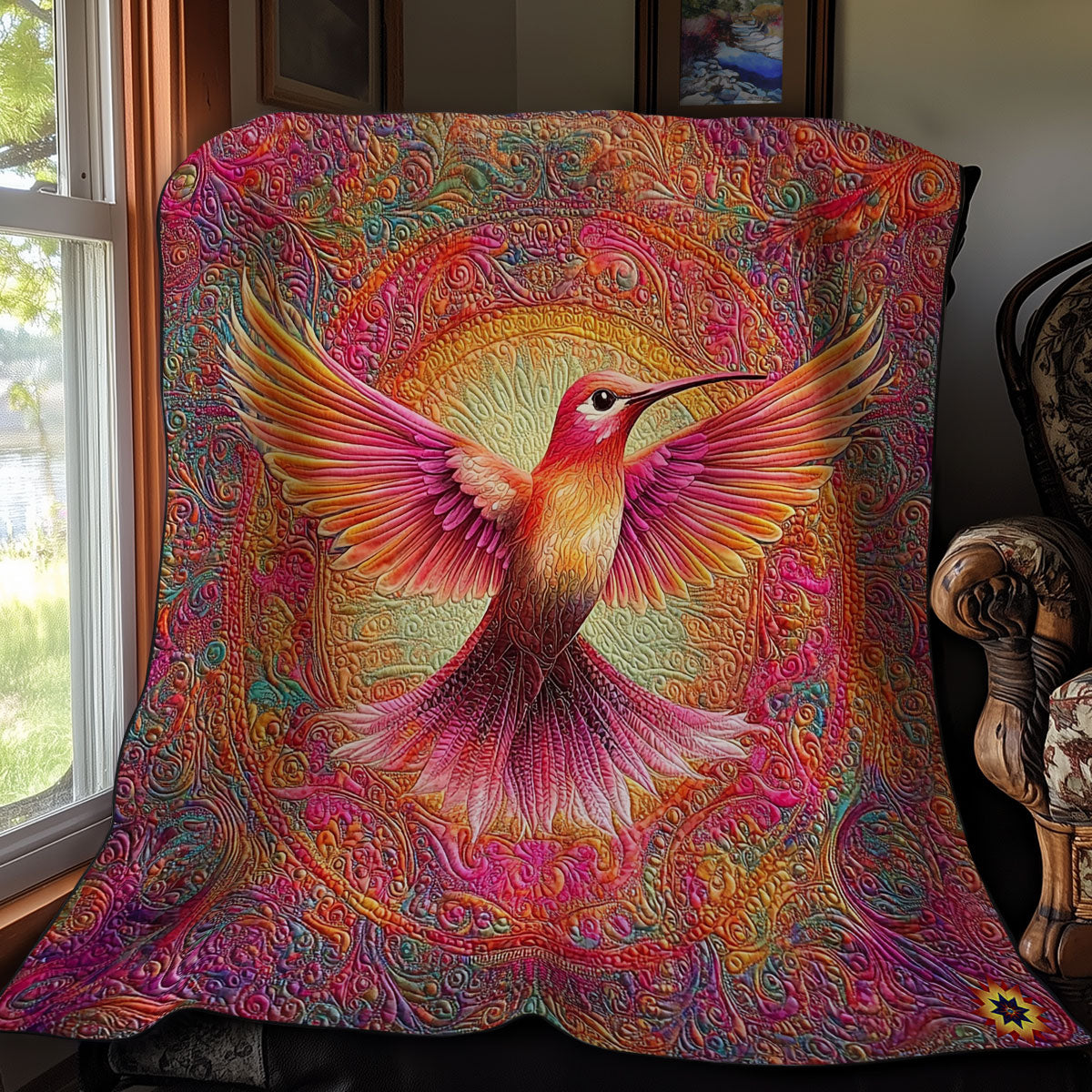 Hummingbird WY2111037CL Quilt