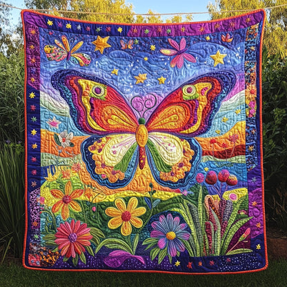 Butterfly Sky Flower WT2201002CL Quilt