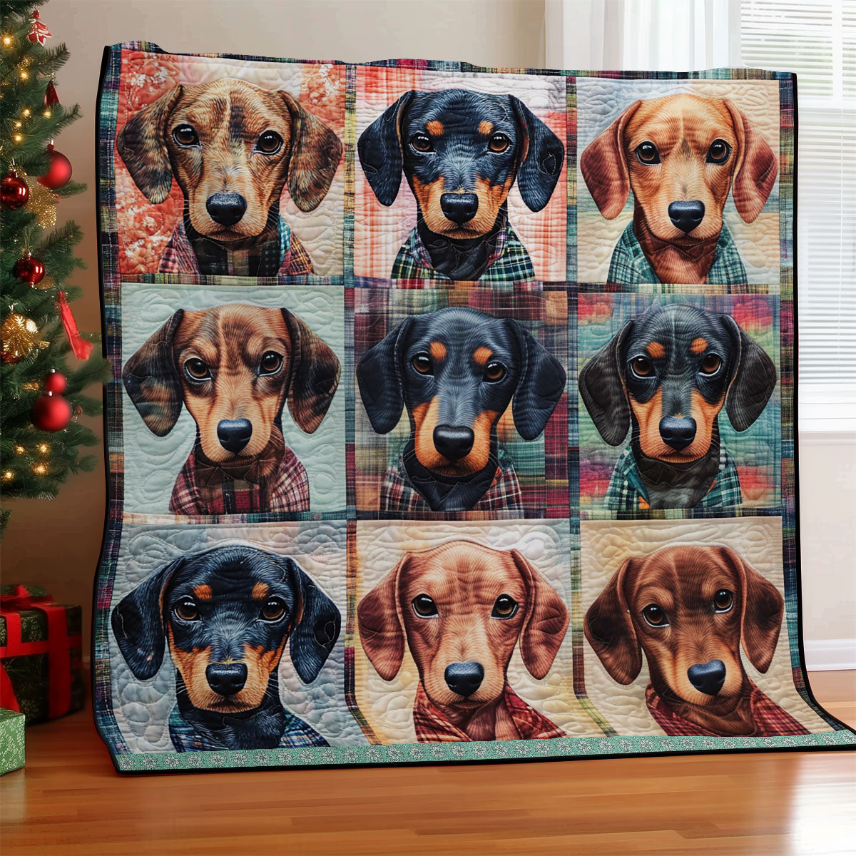 Dachshund WU2809002CL Quilt