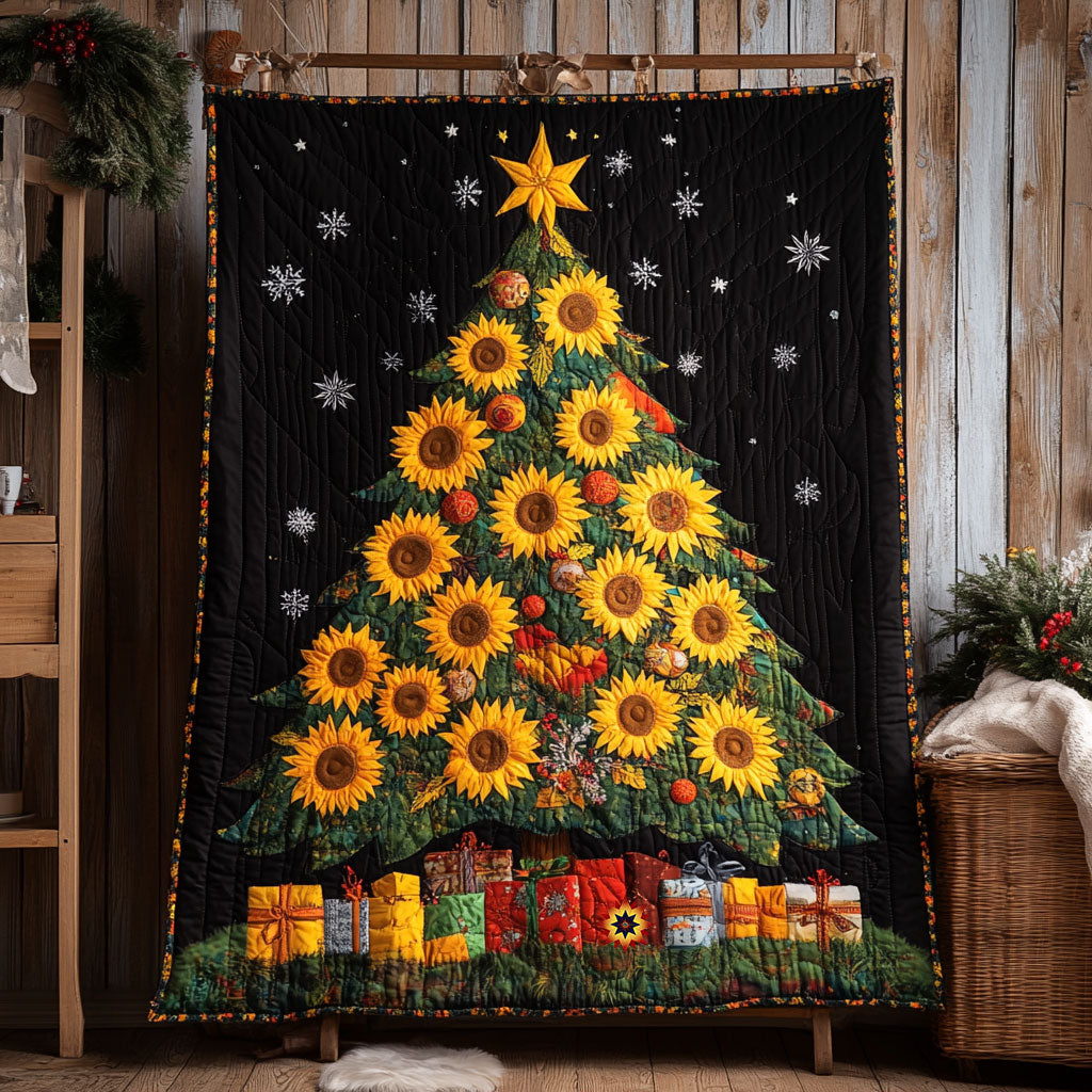 Chirtmas Sunflower WY3110037CL Quilt