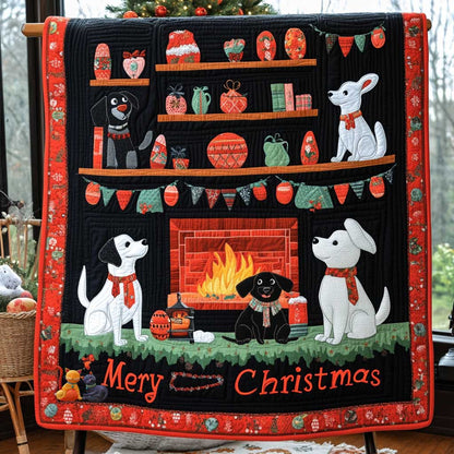 Dog's Festive Hues WN0810042CL Quilt