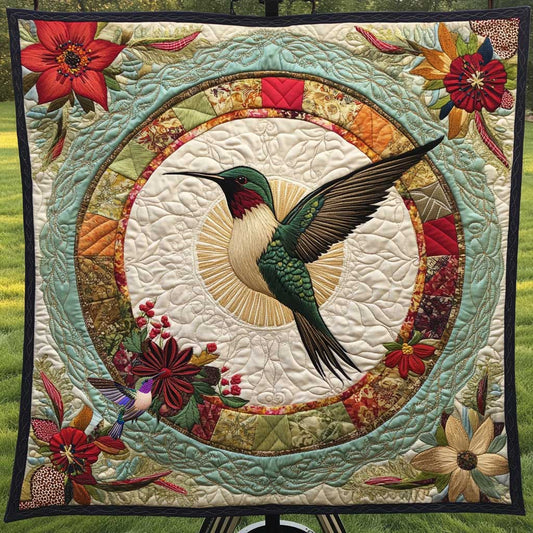 Hummingbird's Petal Voyage WN0910012CL Quilt