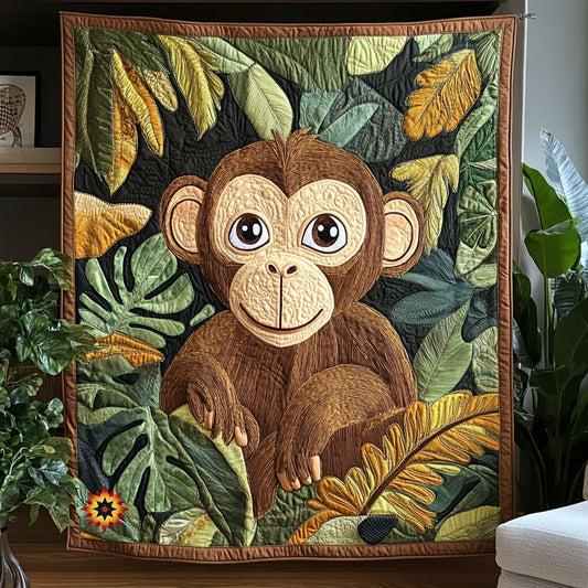 Monkey Forest WX0811024CL Quilt