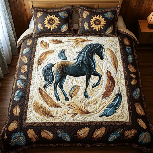 Feather And Horse WY0301008CL Duvet Cover Set