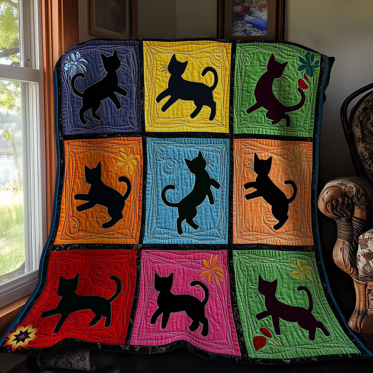 Black Cat WY2911005CL Quilt