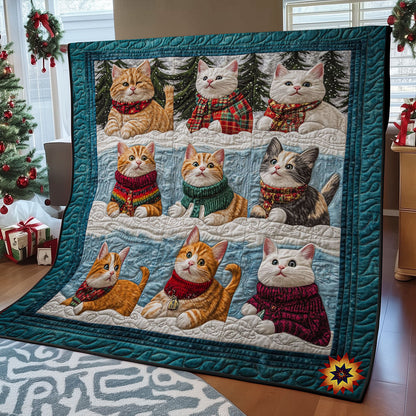 Winter Cat WY2311044CL Quilt