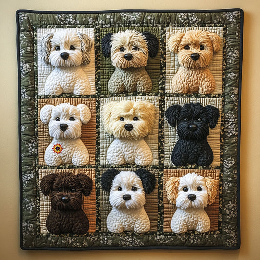 Vintage Havanese WJ2311028CL Quilt