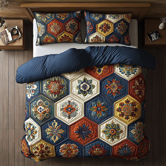 Golden Medallion Garden CP1406025CL Duvet Cover Set
