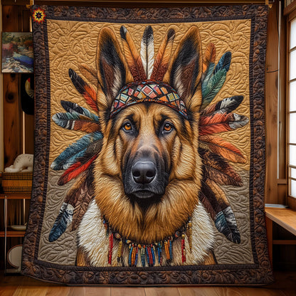 Native American German Shepherd WY1511023CL Quilt