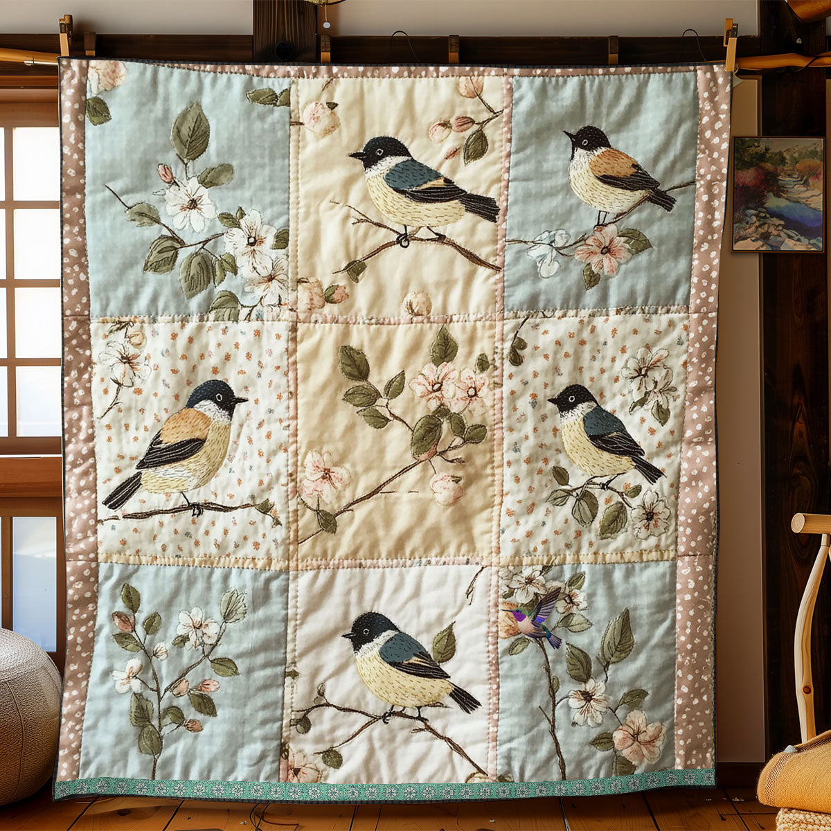 Chickadee WJ0512005CL Quilt