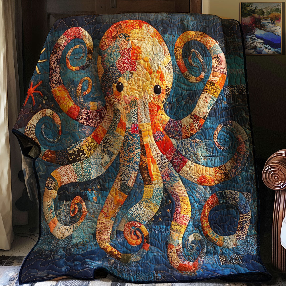 Patchwork Octopus WJ1703020CL Quilt
