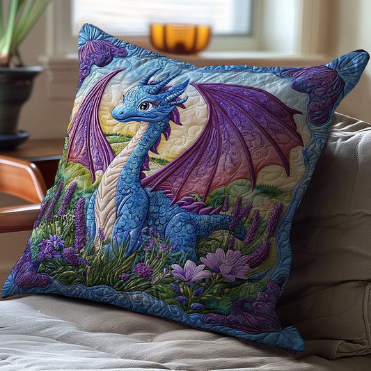 Dragon In Lavender WY2701025CL Quilt Pillow Case