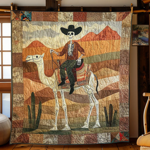 Desert Skeleton Cowboy WN0411043CL Quilt