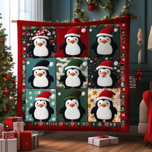 Christmas Penguin WJ2809004CL Quilt