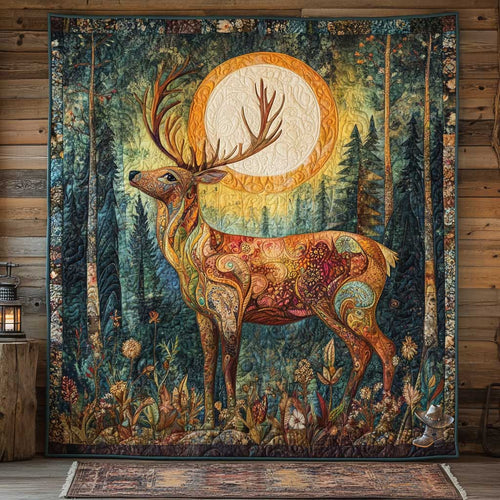 Deer Of Seasons WN2011075CL Quilt