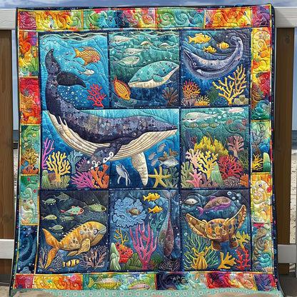 Whale Neighborhood WP0509052CL Quilt