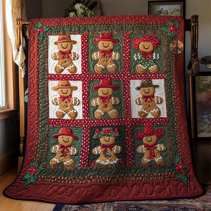 Merry Cowboy Gingerbread WN2211035CL Quilt