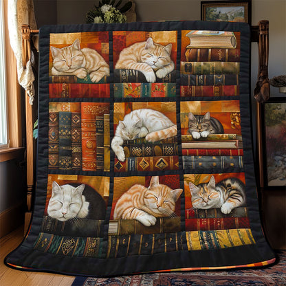 Bookshelf Cat WP2008002CL Quilt