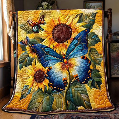 Butterflies Sunflower WP2008003CL Quilt