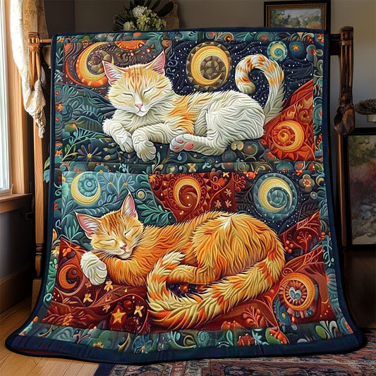 Cats on Moon WP2008009CL Quilt