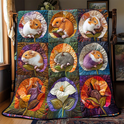 Cute Sleeping Hamster WP2008015CL Quilt