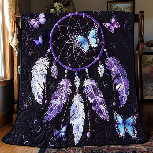 Dreamcatcher Purple Butterfly WP2008020CL Quilt