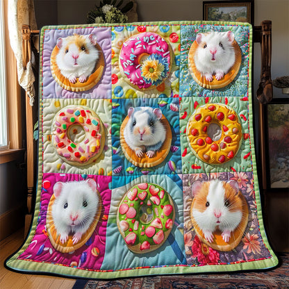 Fruits Donuts Hamsters WP2008023CL Quilt