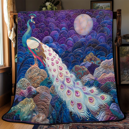 Moonlight Peacock WP2108026CL Quilt