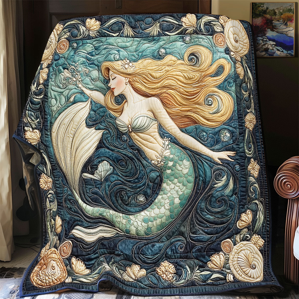 Pretty Mermaid WX2301032CL Quilt