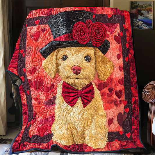 Valentine Dog WX0801048CL Quilt