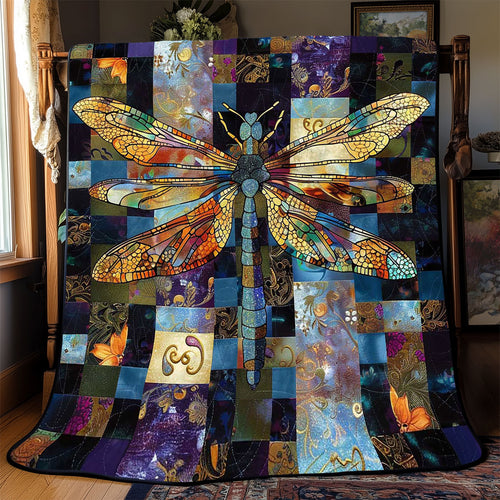 Whimsical Dragonfly WP2108045CL Quilt