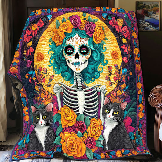 Woman Day Of The Dead WX1601099CL Quilt