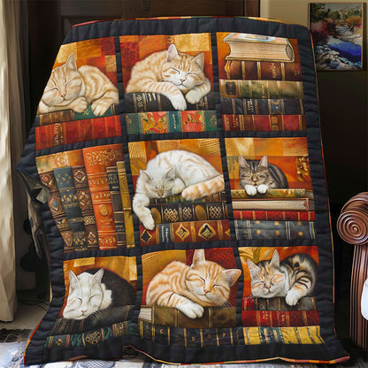 Bookshelf Cat WP2008002CL Quilt
