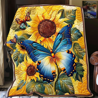 Butterflies Sunflower WP2008003CL Quilt