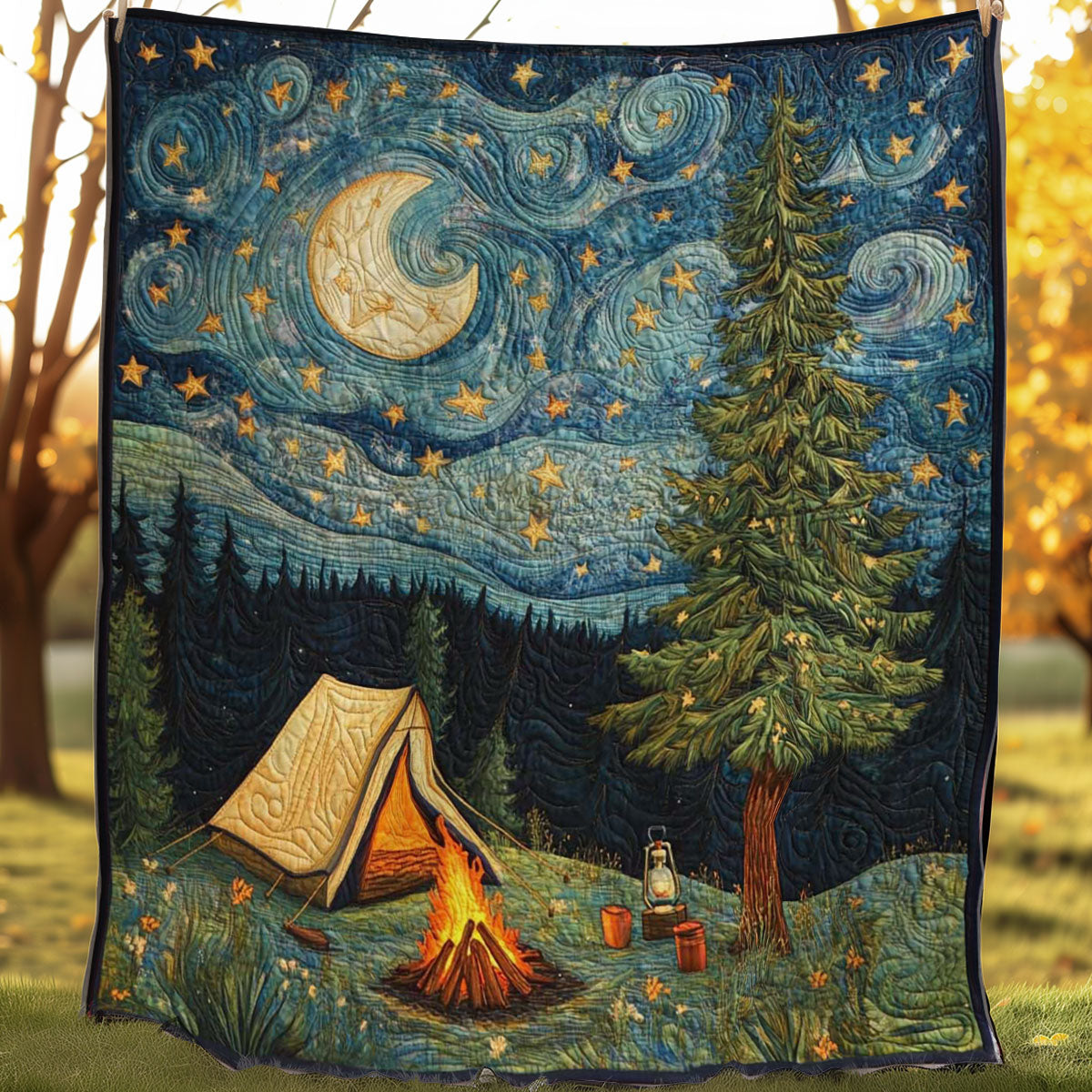 Camping Night Skylight WP0108042CL Quilt