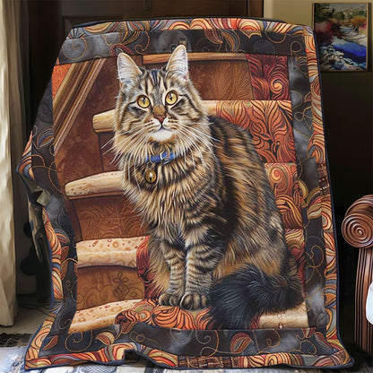 Cat Ancient Castle WP1408003CL Quilt