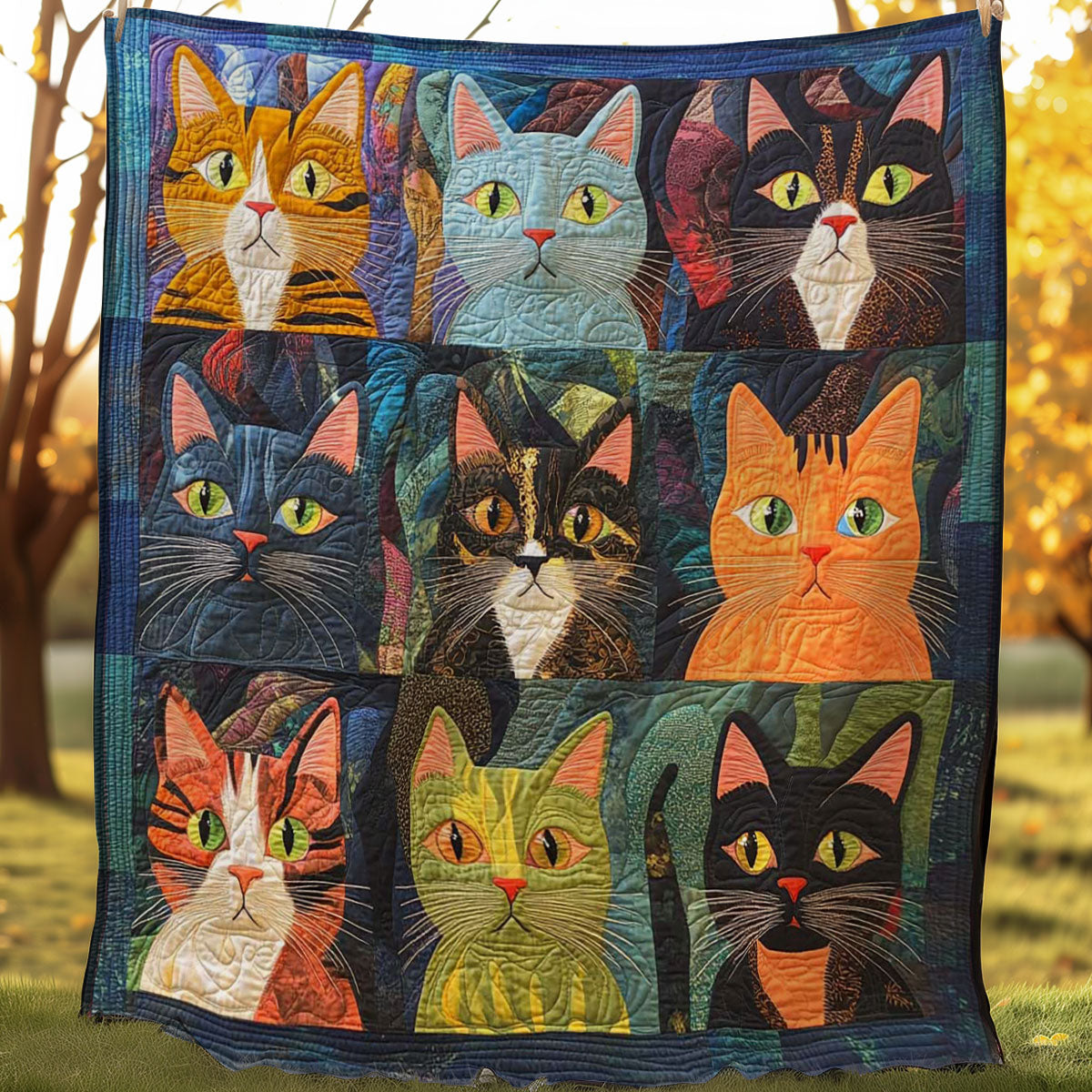 Cat Collection Portrait WP0508031CL Quilt