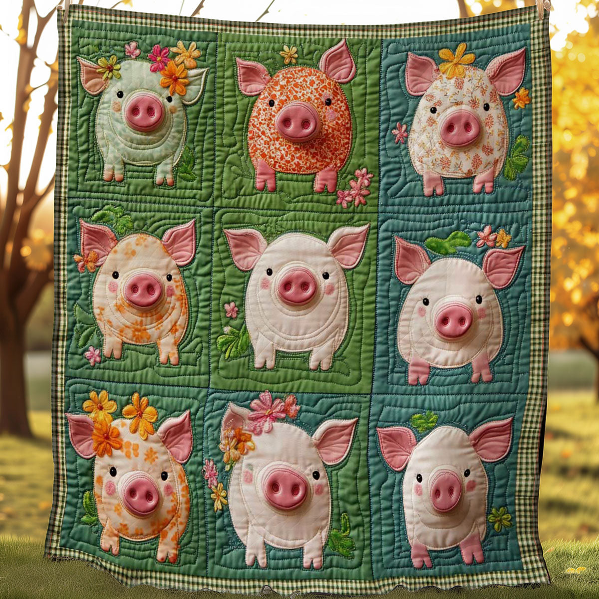 Cute Pig Collection WP0208021CL Quilt