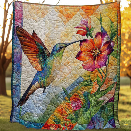 Feeding Hummingbird WP0508022CL Quilt