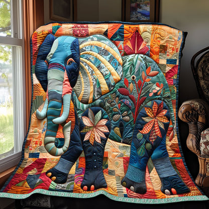 Festival Elephant WP2208011CL Quilt