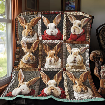 Fluffy Bunny WP3008015CL Quilt