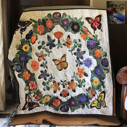 Garden Butterfly WP2008025CL Quilt