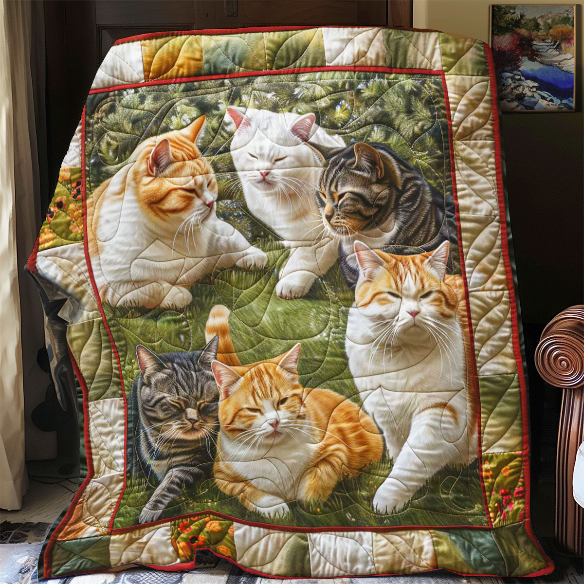 Gathering Of Cats WP1408008CL Quilt