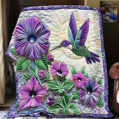 Hummingbird Blooming WP1308015CL Quilt